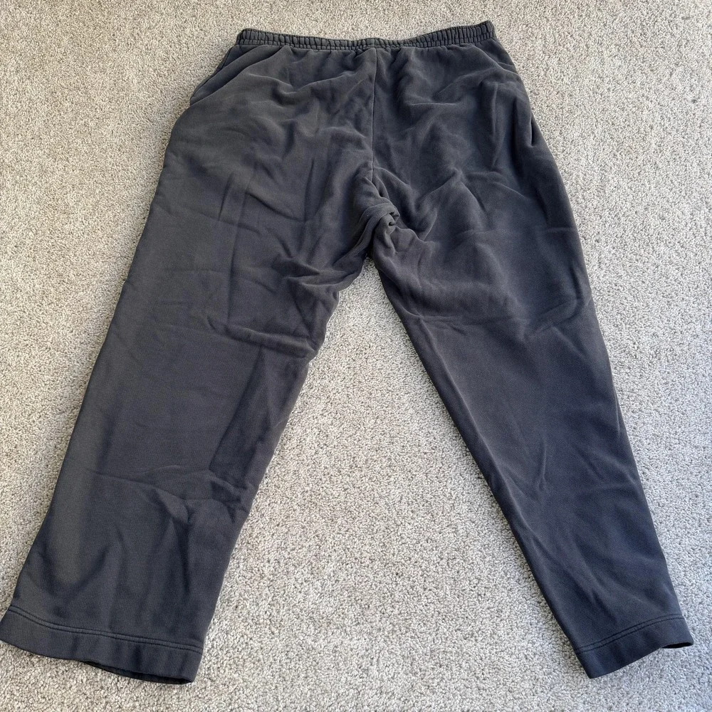 Nike Sweatpants Mens XL Gray Fleece Elastic Waist Drawstring Pockets Athletic